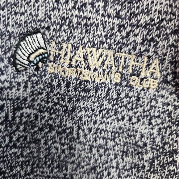 Boast Men's Blue Long Sleeve Size XL 100% Cotton Embroidered crewneck sweater - Picture 2 of 9